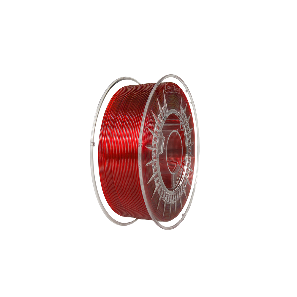 Devil Design PETG 1,75 mm — Ruby Red Transparent