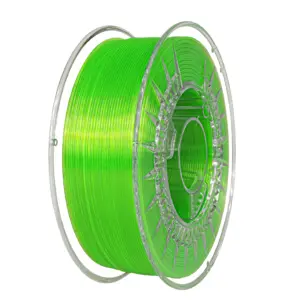 Filamento PET-G Devil Design 1.75 mm Transparente Verde Brillante 1 kg