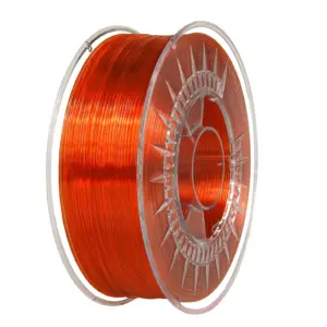 Filamento PET-G Devil Design 1.75 mm Transparente Naranja Brillante 1 kg