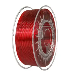 Filamento PET-G Devil Design 1.75 mm Transparente Rojo Rubí 1 kg
