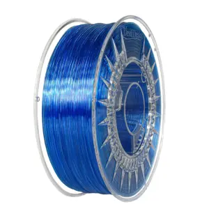 Filamento PET-G Devil Design 1.75 mm Transparente Super Azul 1 kg