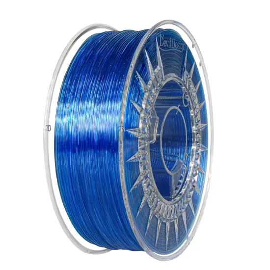 Devil Design PETG 1,75 super blue transparent Devil Design PETG 1,75 super blue transparent